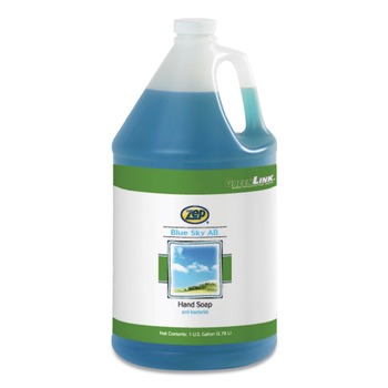 Zep Professional 332124 1 gal. Bottle Blue Sky AB Antibacterial Foam Hand Soap - Clean Open Air (4/Carton)