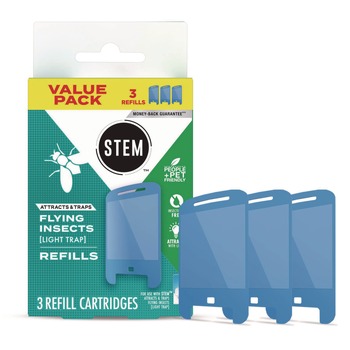 INSECTICIDES | SC Johnson 372883 STEM Light Trap Refills 3 Refills/Pack 8 Packs/Carton