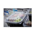 Food Containers & Lids | Pactiv Corp. YCNV12X9PPDL 11.75 in. x 8.75 in. x 0.98 in. EarthChoice Entree2Go Takeout Container Vented Lid - Plastic, Clear (200/Carton) image number 2