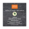 Disposable Forks | World Centric FO-PS-I 6.3 in. TPLA Compostable Cutlery Fork - White (750/Carton) image number 3