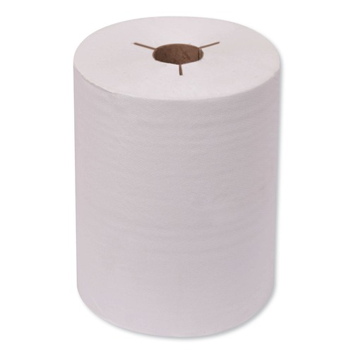Perforated Roll & Hand Towels | Tork 8621400 8 in. x 425 ft. Universal Notched Hand Towel Roll - Natural White (12 Rolls/Carton) image number 0