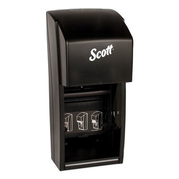 TOILET TISSUE DISPENSERS | Scott 09021 Essential 6 in. x 6.6 in. x 13.6 in. Plastic Tissue Dispenser - Smoke (1/Carton)