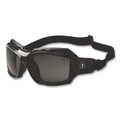 Eye Protection | Ergodyne 56030 Skullerz Loki Nylon/Polycarb Safety Glasses/Goggles - Black Frame/Smoke Lens image number 1