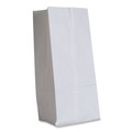 Grocery Bags | Ross & Wallace Paper Products 120320500PK/BL 8.25 in. x 5.25 in. x 16.13 in. #20 Size Grocery Paper Bags - White (500/Bundle) image number 1