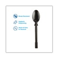 Disposable Spoons | Dixie DUSSPT5 SmartStock Tri-Tower Dispensing System Polypropylene Cutlery Mediumweight Plastic Spoon - Black (960/Carton) image number 1