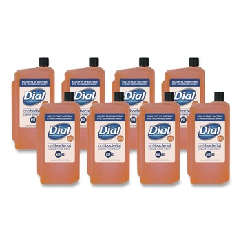 Dial Professional 84019 1 Liter Gold Antibacterial Liquid Hand Soap (8/Carton)