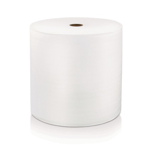 Perforated Roll & Hand Towels | LoCor 46896 8 in. x 800 ft. 1-Ply Hard Wound Roll Towel - White (6/Carton) image number 0