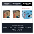 Perforated Roll & Hand Towels | WypAll 33560 12.5 in. x 12 in. 1/4 Fold Grease and Ink Cloths Power Clean Oil - Blue (66/Box, 8 Boxes/Carton) image number 9