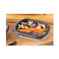 Food Containers & Lids | Pactiv Corp. 0CN846160000 EarthChoice MealMaster 8.13 in. x 6.5 in. x 1 in. 16 oz. Plastic Container - Black (252/Carton) image number 4