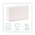 Perforated Roll & Hand Towels | Windsoft 101C 10.2 in. x 13.25 in. 1-Ply C-Fold Paper Towels - White (200/Pack, 12 Packs/Carton) image number 4