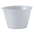 Cups | Dart P400N 4 oz. Polystyrene Portion Cups - Translucent (2500/Carton) image number 1