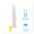 Cups | Boardwalk BWKTRANSCUP7CT 7 oz. Polypropylene Plastic Cold Cups - Translucent (100 Cups/Sleeve, 25 Sleeves/Carton) image number 3