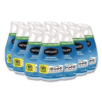  | Renuzit 63133 7 oz Solid Adjustables Air Freshener - Original Scent (12/Carton)