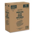 Food Containers & Lids | Dart C99HT1 Showtime 5.1 in. x 9.9 in. x 3.5 in. 29.9 oz. Hinged Plastic Hoagie Containers - Clear (200/Carton) image number 3