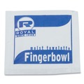 Cleaning Cloths & Wipes | AmerCareRoyal RF1MB 4 in. x 6 in. Individually Wrapped Moist Towelettes - Lemon Scent White (1000/Carton) image number 3