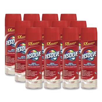 CARPET CLEANERS | RESOLVE 19200-00706 22 oz. Aerosol Spray Foam Carpet Cleaner (12/Carton)