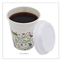 Cup Lids | Boardwalk BWKDEERHLIDW Deerfield Plastic Lids for 10 - 16 oz. Hot Cups - White (1000/Carton) image number 5