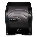 Towel Dispensers | San Jamar T8490TBK 11.88 in. x 9.1 in. x 14.4 in. Oceans Smart Essence Electronic Towel Dispenser - Black image number 0