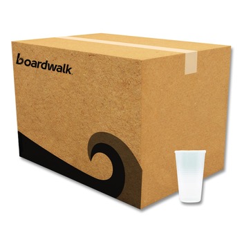 BEVERAGEWARE | Boardwalk BWKTRANSCUP20CT 20 oz. Translucent Plastic Cold Cups - Clear (1000/Carton)