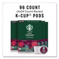 Coffee - Caffeinated | Starbucks 12434951 Coffee K-Cups Pack - Caffe Verona (96/Carton) image number 1