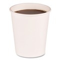 Cups | Boardwalk BWKWHT8HCUP 8 oz. Paper Hot Cups - White (20 Cups/Sleeve, 50 Sleeves/Carton) image number 1