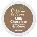 Coffee - Caffeinated | Cafe Escapes 5000330121 Hot Cocoa K-Cups - Milk Chocolate (24/Box) image number 1