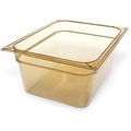 Food Storage Containers & Lids | Carlisle 10422B13 10.38 in. x 12.75 in. x 6 in. 8.7 qt StorPlus High Heat Plastic Food Pan - Amber image number 0