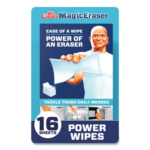 Scouring Pads & Sticks | Mr. Clean 80759144 3.5 in. x 5.8 in. 0.03 in. Thick Magic Eraser Sheets - White image number 0