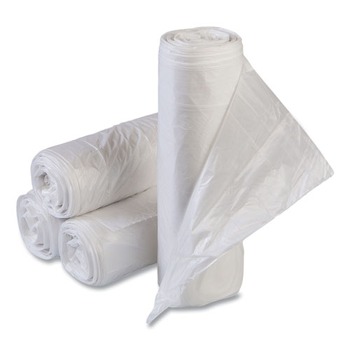 Inteplast Group DTS2838N Draw-Tuff International Draw-Tape 1 mil. 23 gal. Can Liners - Natural (6/Carton)