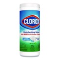 Cleaning Cloths & Wipes | Clorox 01593 7 in. x 8 in. 1-Ply Disinfecting Wipes - Fresh Scent, White (35/Canister) image number 1