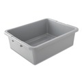 Perforated Roll & Hand Towels | Rubbermaid Commercial FG335192GRAY 17.13 in. x 21.5 in. x 7 in. Undivided 7.6 Gallon Bus/Utility Box - Gray image number 0
