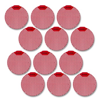 Boardwalk FGVIN-P-012I072M-20-21430 1.8 oz. Urinal Screen - Cherry Scent, Red (1-Dozen)
