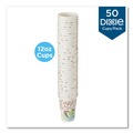Cups | Dixie 5342CD PerfecTouch 12 oz.Paper Hot Cups - Coffee Haze Design (50/Pack) image number 1