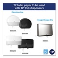 Toilet Tissues | Tork 12024402 Advanced 3.48 in. x 751 ft. 2-Ply Septic Safe Mini-Jumbo Roll Bath Tissue - White (12/Carton) image number 3