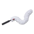 Dusters | Rubbermaid Commercial HYGEN FGQ85300WH00 HYGEN Quick-Connect Microfiber Dusting Wand Sleeve - White (6/Carton) image number 4