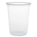 Food Containers & Lids | Dart MN32-0100 Microgourmet 4.7 in. Diameter x 5.7 in. Height 32 oz Plastic Deli Container - Clear (500/Carton) image number 2