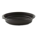 Food Containers & Lids | Anchor 4608532 32 oz. 8.5 in. Diameter x 1.92 in. Plastic MicroRaves Incredi-Bowl Base - Black (150/Carton) image number 1