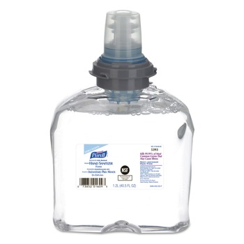 PURELL 5393-02 1200 ml Refill Fragrance-Free Advanced Hand Sanitizer E3-Rated Foam (2/Carton)