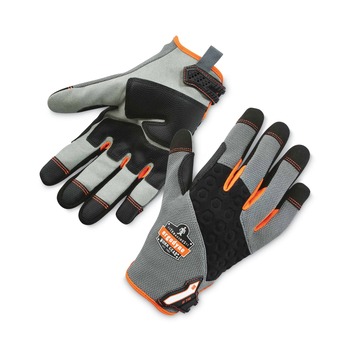 Ergodyne 17046 ProFlex 710 Heavy-Duty Mechanics Gloves Gray 2X-Large Pair