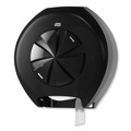 Toilet Tissue Dispensers | Tork 565828 14.12 x 6.31 x 14.56 3 Roll Bath Tissue Roll Dispenser for OptiCore - Black (1/Carton) image number 5