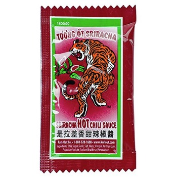 BREAKROOM CONDIMENTS | Kari-Out 1800600 9 g Packet Siracha Sauce (200/Carton)