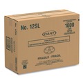 Food Containers & Lids | Dart 12SL 6 oz. to 14 oz. Plastic Lids for Foam Cups/Bowls/Containers - Translucent (1000/Carton) image number 4