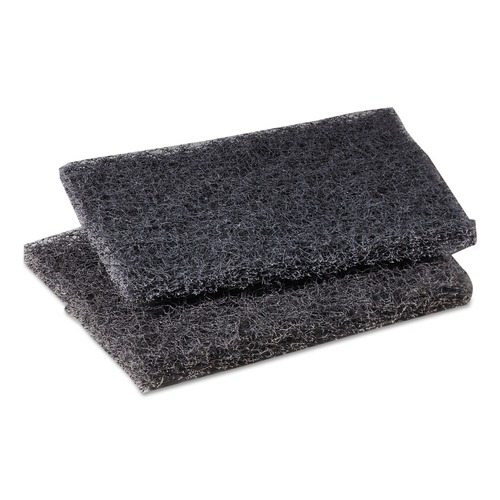 Scouring Pads & Sticks | Scotch-Brite PROFESSIONAL 46 4 x 5.25 Griddle Polishing Pad - Gray (60/Carton) image number 0