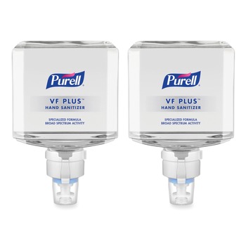HAND SANITIZER REFILLS | PURELL 7099-02 1200 ml Refill Bottle Fragrance-Free VF Plus Hand Sanitizer Gel for ES8 Dispensers (2/Carton)