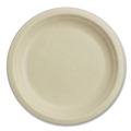 Plates | World Centric PL-SC-U7-LFS 7 in. Diameter Paper Fiber Plates - Natural (1000/Carton) image number 0