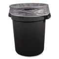 High-Density Trash Bags | Boardwalk Z8048WNKR01 40 in. x 48 in. 45 gal. 22 mic High-Density Can Liners - Natural (150/Carton) image number 1