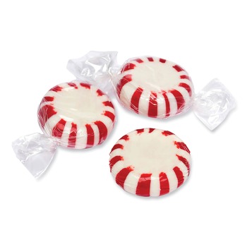 Office Snax 00670 1 lb. Bag Candy Assortments - Starlight Peppermint Candy