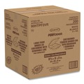 Perforated Roll & Hand Towels | Dart 90HTPF3VR 9.01 in. x 9.4 in. x 3.1 in. 3-Compartments Insulated Foam Hinged Lid Containers - White (200/Carton) image number 0