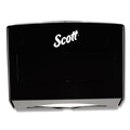 Towel Dispensers | Scott 09215 Scottfold 10.75 in. x 4.75 in. x 9 in. Folded Towel Dispenser - Black (1/Carton) image number 0