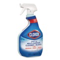 Disinfecting & Cleaning Solutions | Clorox CLO30197 32 oz. Spray Bottle Clean-Up Multi-Surface Cleaner with Bleach - Rain Clean Scent (9/Carton) image number 1